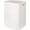White, variant on Large Laundry Hamper 16"x13"x22" - Tall Woven Cotton Rope Laundry Basket, Soft Fabric Dirty Clothes Hamper, Kids Nursery Laundry Bin, Bedroom Storage Basket, Black, 75L Capacity