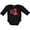 AB-Black, variant on Inktastic My First Valentine's Day Red Dinosaur with a Heart Boys or Girls Long Sleeve Baby Bodysuit