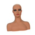 thumbnail image 4 of Soporte de Peluca de Maniquí Calva Femenina Perfecl PVC 54 cm, 4 of 8