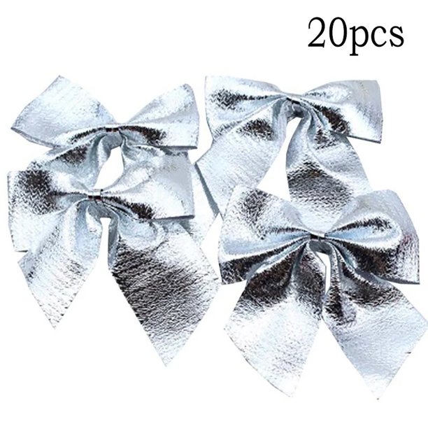 Guirnalda de cinta para decoración de Año Nuevo, lazo de árbol de Navidad de 2M, suministros de fiesta de oropel de caña verde, Tops de Bar, decoración de boda