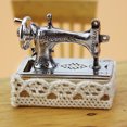 thumbnail image 4 of 1pc Creative Accessories Miniature Model Toy Simulation Mini Sewing Set for Decoration(Silver), 4 of 8