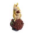 thumbnail image 2 of Sculpture d'Écureuil en Résine pour Jardin, Figurine d'Animal Réaliste Résistante aux Intempéries, Ornement de Pelouse Librement Positionné, Statue de Faune Réaliste pour Cour, Patio, Jardin, Paysage, Déco d'Art Extérieure, 2 of 6