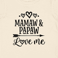 thumbnail image 4 of Inktastic Mamaw and Papaw Love Me Girls Baby T-Shirt, 4 of 5