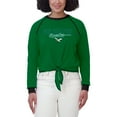thumbnail image 4 of Women's WEAR by Erin Andrews Kelly Green Philadelphia Eagles Tie-Front Long Sleeve T-Shirt, 4 of 4