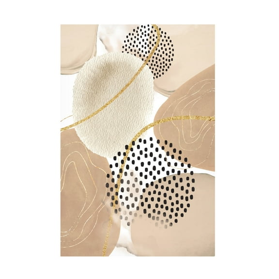 Trademark Fine Art Sally Ann Moss Jealous Beige 2 Canvas Wall Art