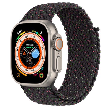 EIHAIHIS Sport Loop for Apple Watch Bands 44mm 45mm 38mm 40mm 49mm 41mm 42mm Women Men Elastic Adjustable Braided Solo Loop Strap Velcro Nylon Wristbands for iWatch Series Ultra 8 7 SE 6 5 4 3 2 Nike