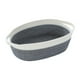 thumbnail image 4 of Cesta de cuerda de algodón Cesta de regalo vacía multiusos Cesta tejida con asa para blanco gris, 4 of 9