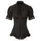 thumbnail image 4 of Blusa con volantes para mujer, camisa medieval de encaje, blusa gótica, 4 of 6