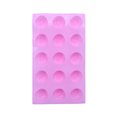 thumbnail image 4 of 3 moldes de chocolate, mini moldes de silicona para chocolate, molde de fondant antiadherente de 15 cavidades, fácil de desmoldar para chocolates caseros, bombones, decoración de pasteles, rosa, 4 of 4