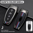 thumbnail image 5 of Quality Car Key Case Holder For Hyundai Solaris Sonata Hybrid NEXO NX4 Tucson Santafe dn8 2021 2020 Interior Accessories, 5 of 9