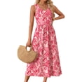 thumbnail image 5 of Fantaslook Summer Dresses for Women Sleeveless Casual Long Dress Beach Vacation Sundresses with Pockets, 5 of 10