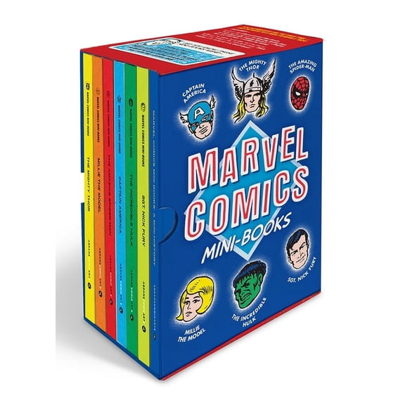 Marvel Comics Mini-Books Collectible Boxed Set: A History and Facsimiles of Marvel's Smallest Comic Books, (Hardcover)