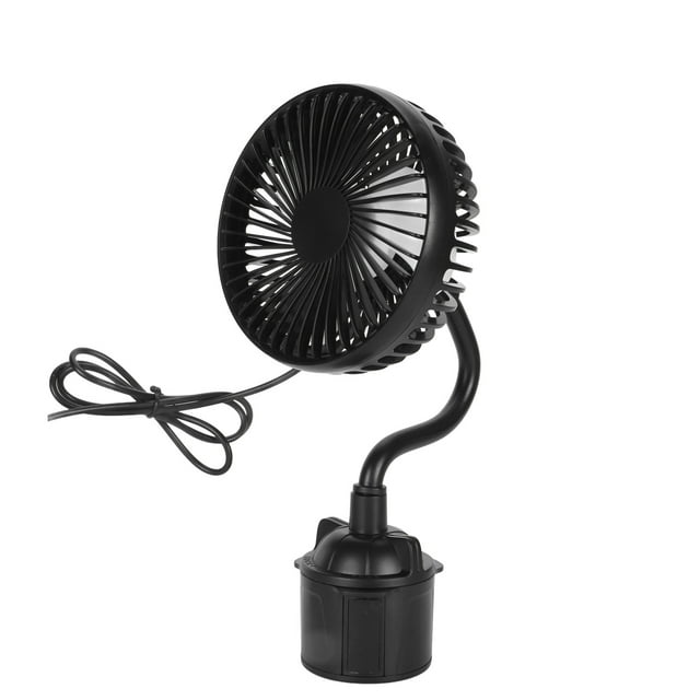 Car Cooling Fan, 3 Speeds Adjustable Portable USB Powered Car Fan Powerful With Flexible Gooseneck For RVs For Cars