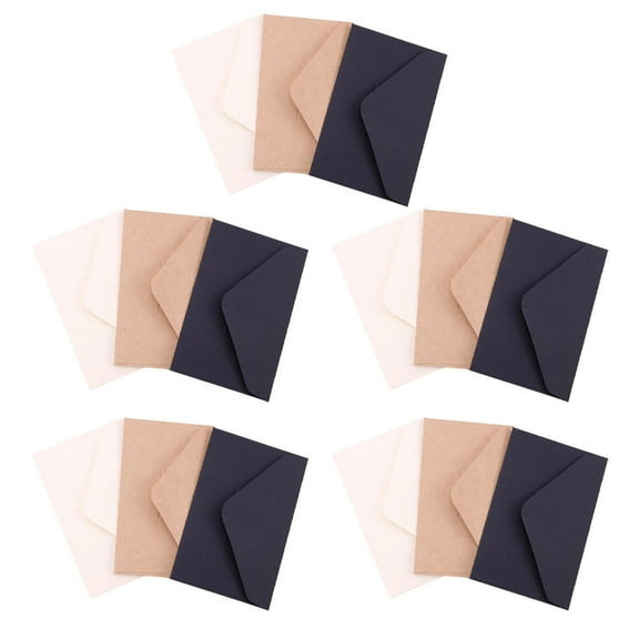 Raindrops  30 Pcs Cards Envelope Decorative Letter Aperture Vellum Envelopes