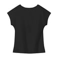 thumbnail image 2 of Camiseta para mujer Verano Tops para ir de compras Viaje de oficina Regalo del día de San Valentín XL, 2 of 7