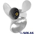 thumbnail image 2 of New Stainless Steel Propeller Compatible With Mercruiser Bravo Two 19 Spline 310 1988-2004 By 1642-188-17 18613A6 48-18613A6 Diameter 18.75" x 17" Pitch x 19-Splines 3 Blades LH Titan, 2 of 2