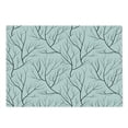 thumbnail image 2 of Winter Cutting Board, Winter Tree Without Leaves Nature Theme Delicate Branches Pattern Japanese Style, Decorative Tempered Glass Cutting and Serving Board, Large Size, White Black, by Ambesonne, 2 of 5