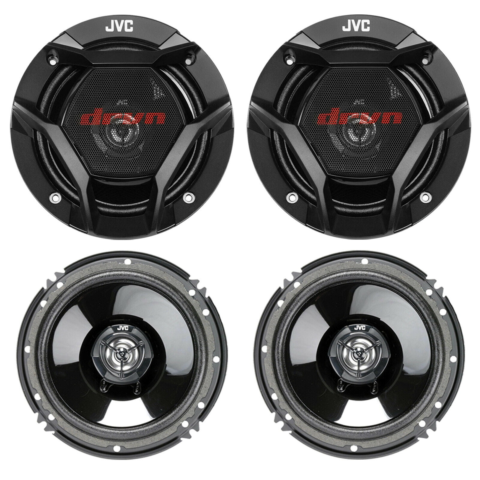 2 Pair 6.5&quot; Inch Car Audio 2WAY Coaxial Speakers System