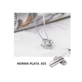 thumbnail image 2 of Juego De Collar De Anillo Y Aretes Mujer Plata 925 Con Caja Xtellar blanco, 2 of 4