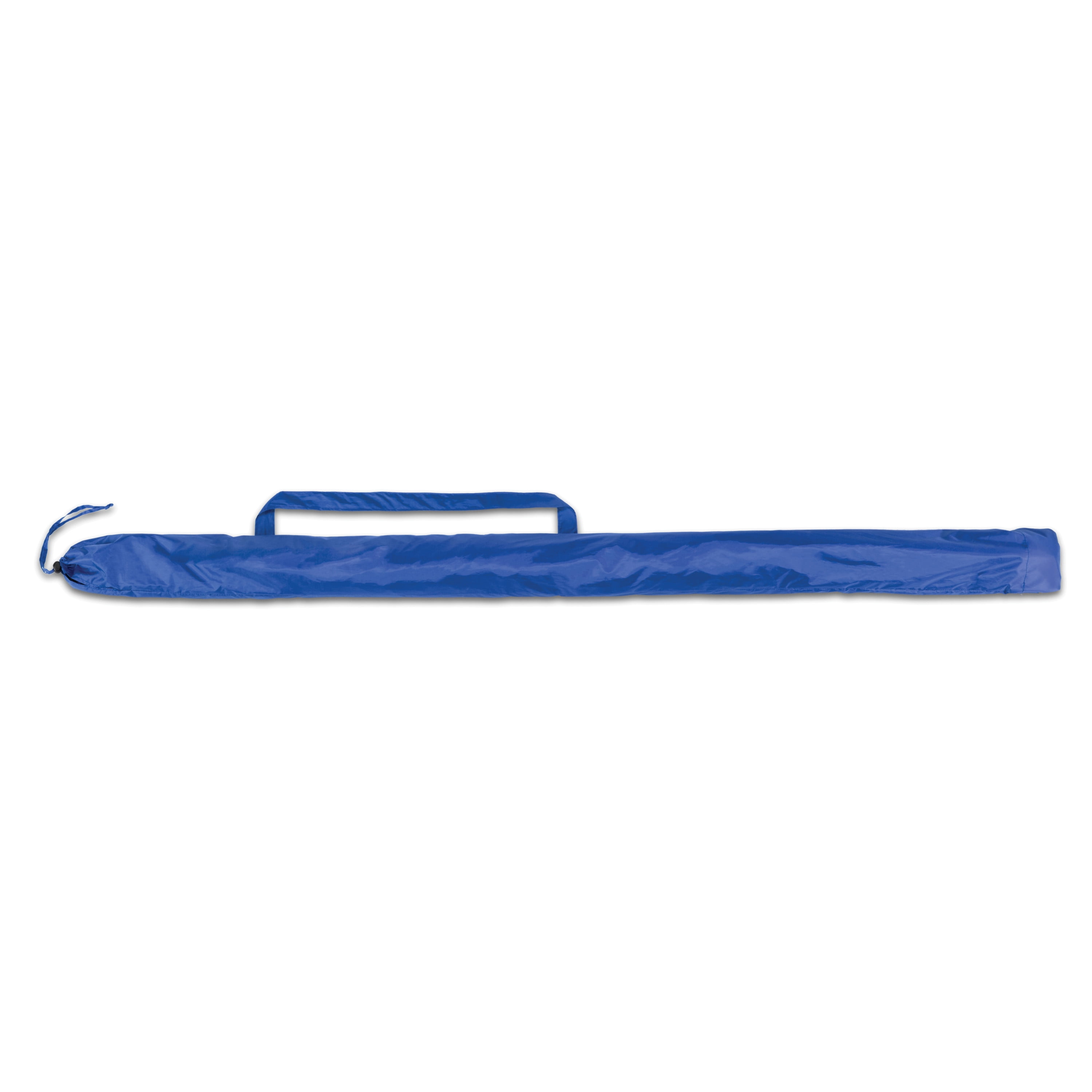 Blue Sport-Brella Ultra 8' Portable All-Weather and Sun Umbrella with Carry Bag