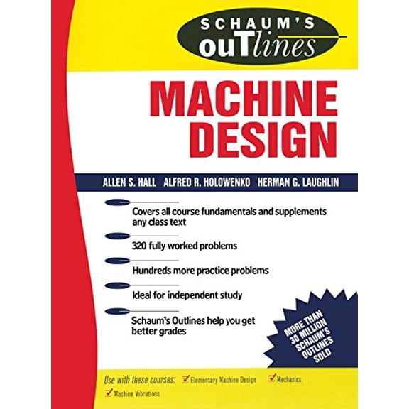 Pre-Owned Schaum's Outline of Machine Design (Paperback) 0070255954