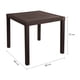 thumbnail image 2 of Mesa cuadrada Desarmable Estilo Rattan (Chocolate) La Ardilla Para exteriores e Interiores (Color Chocolate), 2 of 4