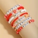 thumbnail image 5 of Bohemio Pulsera Mujeres Cute Strawberry Beaded Pulsera Letra Beaded Stretch Pulsera Verano Playa Accesorios, 5 of 7