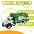 thumbnail image 4 of BESTSKY Toy Cars,Alloy Car Toys for Babies,Engineering Series Pull Back Cars,yellow1, 4 of 7