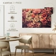 thumbnail image 5 of Elephant Stock Bunch Of Vintage Florals Wall Art - Horizontal Canvas Wall Art - Living Room Wall Decor - Floral And Botanical Canvas - Beige And Gray Decor - 36" x 24", 5 of 8