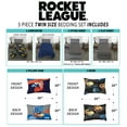 thumbnail image 4 of Rocket League Kids Twin Bed in a Bag, Gaming Bedding, Comforter Sheets and Sham, Black, 4 of 6