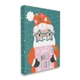 thumbnail image 3 of Santa's Nice List Falling Snow Holiday Graphic Art Gallery Wrapped Canvas Print Wall Art, 3 of 7