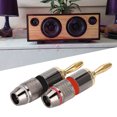 thumbnail image 4 of Banana Connector, Banana Plug, With 2Pcs Screw For Multi-media Equipment Commercial, 4 of 8