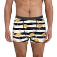 thumbnail image 2 of Goofa Gold Flamingo Printed Men's Boxer Briefs Underwear, Moisture-Wicking Underwear, Trunk,Soft and Breathable Cotton Underwear-, 2 of 9