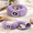 Dusty Purple-Round, variant on Bubble Round Cat Tunnel For Indoor Cats Cream White