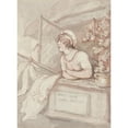 thumbnail image 3 of Thomas Rowlandson 11x14 Black Modern Framed Museum Art Print Titled - Nancy Cock - Clear Starcher (C. 1815), 3 of 5