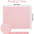 thumbnail image 3 of Andibro 10 Pcs Microfibre Glasses Cleaning Cloths, Soft Glasses Cleaner Cloth Lens Cleaning Cloth Reusable Eyeglasses Cleaning Tool for Camera Lens Cell Phone Screens Cleaner Accessories(Pink), 3 of 7