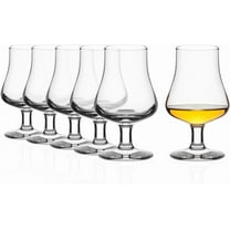 Stölzle Lausitz Set of 6 Whiskey Tasting Glasses (6.5 Fl oz). Crystal Whiskey Glasses For Men & Women. Dishwasher Safe, Durable Bourbon Gifts For Men - Genuine Stölzle Whiskey Glass Set