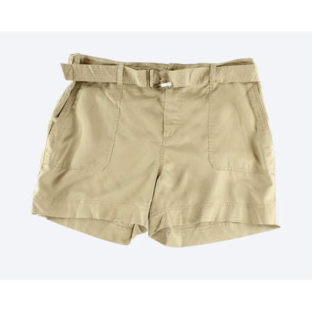 Ralph Lauren Flat Front Shorts - Lauren Ralph Lauren NEW Brown Womens Size 10 Stretch Twill Shorts