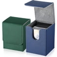 thumbnail image 1 of Deck Card Boxes Weewooday Leather, tamaño grande, 2 cajas, 1 of 6