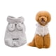 thumbnail image 3 of EeaseMX Ropa para perro, otoño e invierno, nueva, con orejas de oso, color liso, con capucha y forro polar grueso (gris, M), 3 of 8