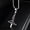 C, variant on Men's Stainless Steel Upside Down Cross Necklace for Men Inverted Pendant Chain-A