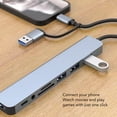 thumbnail image 4 of Type C Hub, 8 in 1 Type C Docking Station Multifunctional Wide Compatibility  for Keyboard, 4 of 7