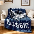 thumbnail image 2 of Dad Gifts, Blanket Gifts for Men, Birthday Gifts for Dad & Grandpa, Funny Gag Gift for Him, Cool Unique Gifts for Men Who Have Everything, Great Over The Hill Gift Idea Throw Blanket 50"x60" Blue, 2 of 7