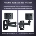 thumbnail image 3 of HFINGAQEX Projector Wall Mount Bracket Boom Arm Stand,Projector Mount Bracket Flexible Holder Ceiling Mount Space Saving Devices Hanging Bracket Foldable Wall Mounting for Bedroom Office Bedside E9P1, 3 of 9