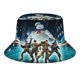 thumbnail image 1 of Cazafantasmas Sombrero bucket para adultos, gorra de protección solar, sombrero de pescador plegable para viajes al aire libre, pesca y actividades de verano, 1 of 5
