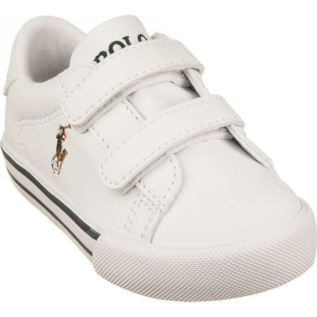 Children's Polo Ralph Lauren Easten II Ez Sneaker - Little Kid White Multi Polyurethane 1.5 M