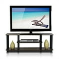 thumbnail image 2 of Furinno Turn-N-Tube Wood Entertainment TV Stand for TV up to 50" in Dark Brown, 2 of 3