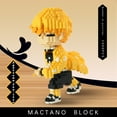 thumbnail image 5 of MACTANO Anime Demon Figure Micro Mini Building Block Set Slayer Zenitsu Kit Plastic Toy Gift Yellow, 5 of 8