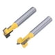 thumbnail image 5 of Fresa para carpintería, 2 piezas, vástago 1/4, fresa para carpintería, fresa para carpintería, calidad en la que puede confiar, 5 of 8
