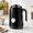 Black, variant on Beige Electric Kettle 1.7L Stainless Steel for Tea and Water Boiling
